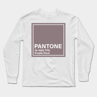 pantone 16-1606 TPG Purple Dove Long Sleeve T-Shirt